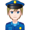 Police Officer - Light emoji on Emojidex
